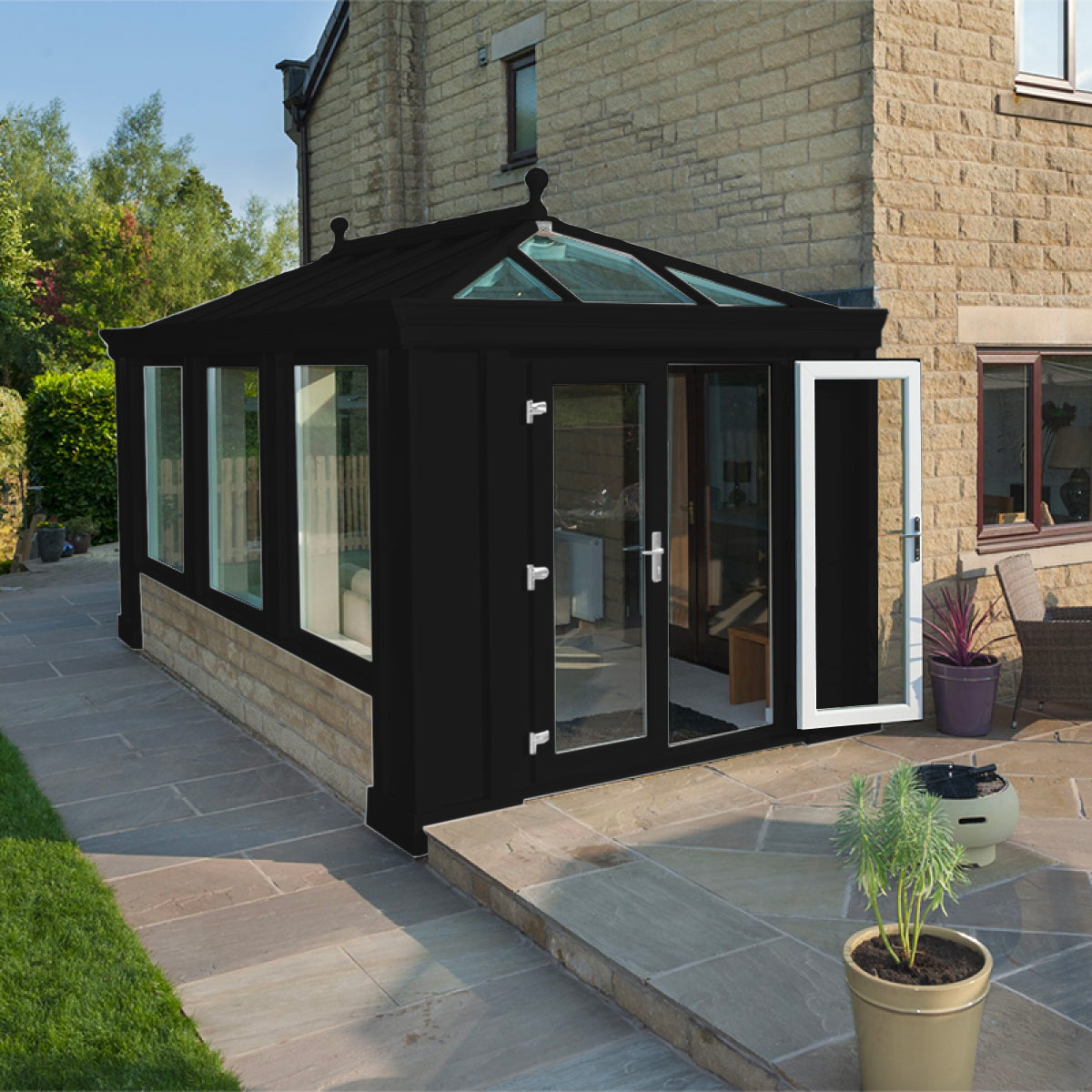 Satin Black Conservatory